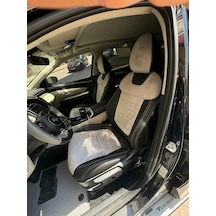 Hyundai Tucson 2021 2024 Arası Arka Sırt 2-1 .arka Sırt Kolçaklı Model Uyumlu Oto Koltuk Kılıfı