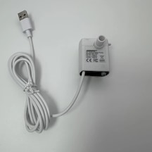 Chuangyinshop High Efficiency Ultra Sessiz Mini Dalgıç Dispenser Beyaz Işık Led Göstergeli Evcil Hayvan Su Pompası