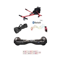 Citymate Elektrikli Kaykay Hoverboard Akıllı Denge 6.5 Inch + Hoverkart + Çanta Extrem Paket D27