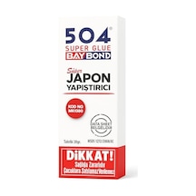 504 Süper Japon Yapıştırıcısı, 20 Gr, Ultra Jel, Ahşap, Mdf, Plastik, Metal, Cam, Kauçuk, Deri İçin Hızlı Kuruyan, Endüstriyel Yapıştırıcı, Ekonomik
