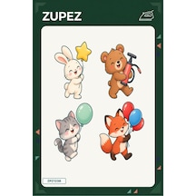 Minik Balon Atölyesi 19x25 Cm Ütüyle Uygulanan Baskı Zpz1238 - 928157047