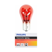 93 Kırmızı Philips Uyumlu Ampul 12v 21w Yakın Şaşı 2 Adet