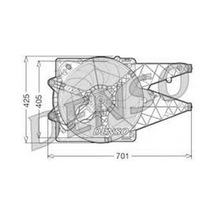 DENSO DER09101 FAN MOTORU DOBLO 09- 1.6 JTD 2.0 JTD
