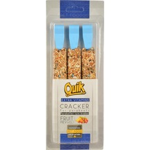 Quik Quik-195 Paraket Kuşu Krakeri - Meyveli - 3'lü