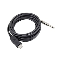 3 Metre 6.3 mm. Çivi Jack To USB Çevirici Gitar GuitarLink Kablo