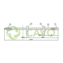 Fren Hortumu Ön Volkswagen Derby Polo C800 264a- C800 264a -c800.264a 80161170