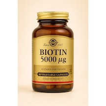 Solgar Biotin 5000 Mg 50 Kapsül