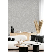 Adawall Muse Koleksiyonu- 25103-3 Gri Dokulu Modern Duvar Kağıdı 1.06x15.6m, 16.5m²