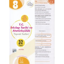 8 Sınıf Tc Inkılap Tarihi Ve Atatürkçülük Yaprak Test Palme Yay