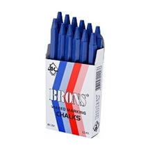 Brons Tebeşir Yağlı Mavi 12 Lİ 2 paket