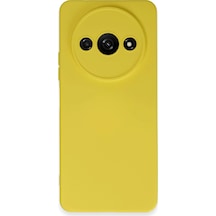 Newface - 623 - Xiaomi Redmi A3 4g Kılıf Nano İçi Kadife Silikon - Edntrend - - Sarı
