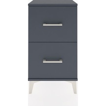 Arges Komodin 2 Çekmeceli 44x30x80 Antrasit-antrasit Antrasit