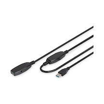 Aktif Usb 3.0 Uzatma Kablosu - 10 M - 5 Gbps Aktarım Hızı - Tak Ve Çalıştır - Hotswap - Led Fon Standart