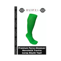 Hadpols Premium Parça Aksesuar Mevsimlik Trevire Çorap Büyük Yeşil