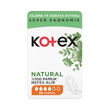 Kotex Natural Ultra Süper Eko Normal 20'li - 8 Adet Tarı