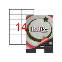 Herboy Laser Etiket 100 Yp 105x41 Laser-copy-ınkjet Hb-1114 Diğer