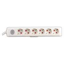 Multi-let Altılı Priz Anahtarlı Topraklı Kablolu Çocuk Korumalı 2 Mt 1