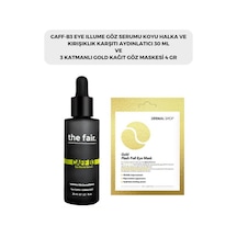 Dermal 3 Katmanlı Gold Göz Maskesi 4 G + The Fair Caff-B3 Eye Illume Serum 30 ML