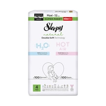 2 Adet Sleepy Natural Double Soft 2'li Jumbo Külot Maxi 52 Diğer