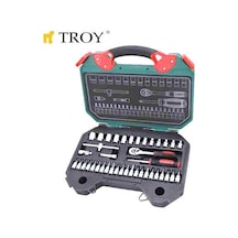 Troy 26100 Lokma Anahtar Takımı (40 Parça. Metrik)