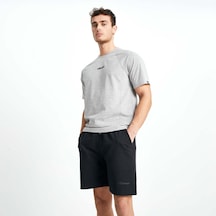 Em152 Ellesse Erkek T-shirt Grey Melange 24y626000011 626002 Gri Melanj