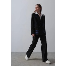 Kalpli Ceket Takım - Siyah Siyah