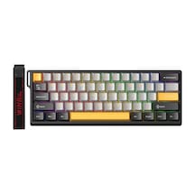 Aula Win60 He Max Manyetik Klavye Rapid Trigger Wing Chun Switch 8000hz Rgb Tkl Hot Swap Oyuncu Klavyesi Sarı