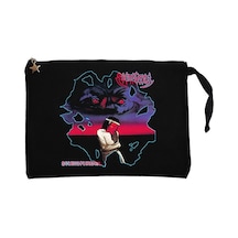 Sepultura Schizophrenia Siyah Clutch Astarlı Cüzdan / El Çantası Siyah