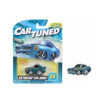 Cartuned S3 1969 Pontiac Gto Judge, Mavi Muscle Araba, Diecast Metal Gövde, Arabası