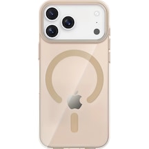Joko Apple iPhone Uyumlu 17 Pro Max Pc Blank Magsafe Kapak - Çöl Ti