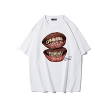 Brz Collection Be Real No Cap Grillz Tee T-shirt Beyaz Beyaz