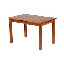 Bahçeme Kaş 80X140 Sabit Ayaklı Ahşap Bahçe Balkon Masası
