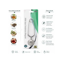 İbico İ22-430 Bitki Çay Demleme Süzgeç Çap: 5cm Maşalı Tel Metal Paslanmaz Çelik - 12'li Paket Diğer