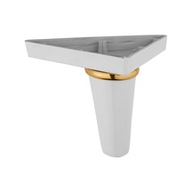 Mobilya Koltuk Ayağı Baza Çekyat Chester Oturma Grubu Ayağı Beyaz 12 Cm 1 Adet