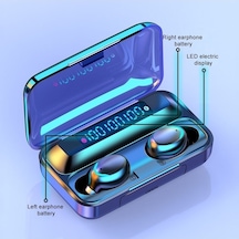 Prestigegoods F9-5c Bluetooth Kulaklık: Dijital Gürültü Azaltma, El Kayışı, 220 Saat Pil