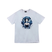 Evanescence - Müzik Grubu Baskılı Unisex %100 Pamuk T-shirt Beyaz
