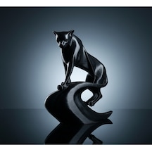 Zarif Leopar Figürü - 3d Baskı Sanatı Minimalist Ev Dekorasyonu 12 Cm Boy
