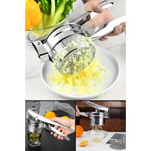 Patates Ezici Press Meyve Nar Sıkacağı Patates Püre Yapıcı Mutfak Hazneli Çelik Mevye Limon Sıkacak Diğer