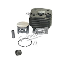 Husqvarna 272 Testere Nikasil Silindir Piston Seti 52 Mm