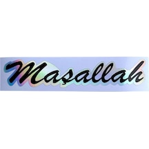 Maşallah Hologram Sticker 15x3 Cm
