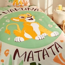 Lion King Standart Pamuk Nevresim Takımı, Yeşil, Tek Kişilik 0