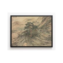 Klasik Sanat Song Dong Dağı Çerçevesiz Poster 21x30 Cm A4 Tablo Klasik Sanat Yağlı Boya Duvar Dekoru