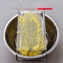 Paslanmaz Çelik Çamur Taşlama Zencefil Çamur Taşlama Patates Püresi Taşlama Meyve Çamur Bebek Maması Ev Patates Parlatma Makinesi Plastic - Small Hole