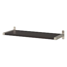 Ikea Bergshult/granhult Duvar Rafı 80x30 Cm Kahverengi - Gümüş