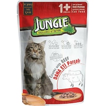 Jungle Dana Etli Pouch Yetişkin Kedi Konservesi 85 G