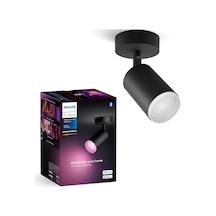 Philips Hue Fugato Akıllı Led Spot Lamba 1x4.2w Siyah V2 Rgb - Ayarlanabilir Renk Sıcaklığı Ve Parlaklık