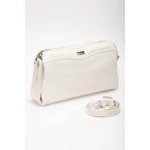 Kadın Portföy Cüzdan Çanta Ten Rugan 3 Bölmeli Uzun Kısa Askılı-3226 Ten Rugan Ten Rengi