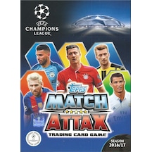 36 Paket 216 Kart Uefa Şampiyonlar Ligi 16/17 Match Attax Futbolcu Kartları