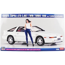 Hasegawa Sp614 52414 1/24 Ölçek, Toyota Supra A70 2.0gt Twin Turbo 1990 Ve Kız Figürü, Otomobil Plastik Model Kiti