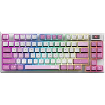 Msı Q Tr Gg Forge Gk600 Tkl Violet Switch Mekanik Beyaz/mor Oyuncu Klavyesi-219101